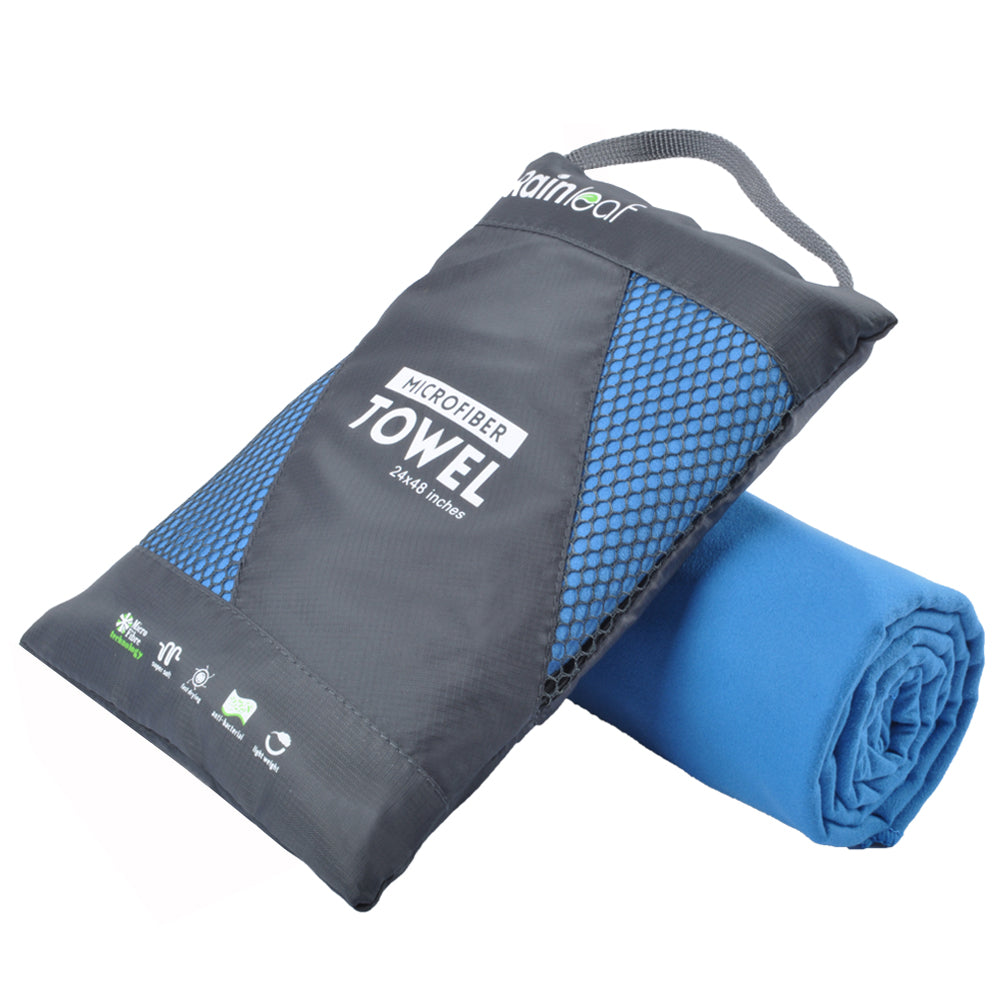 Rainleaf Microfiber Towel,Sports & Travel & Beach Towel.Antibacterial –  Rainleaf-Most Fashionable Sports&Outdoor Products Designer