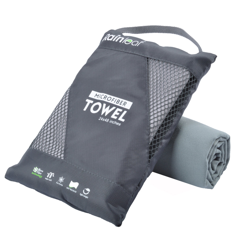 LightDry® Original Microfibre Sports Towel Backpack Travel Towel - Sport &  Fitness Bath Towel absorbent, lightweight & antibacterial & quick drying  (120 x 50 cm, Beige) : : Sports & Outdoors
